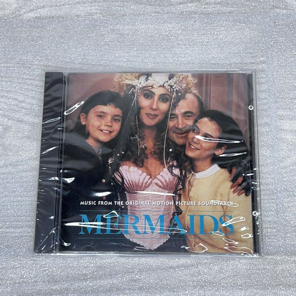 Mermaids Original Motion Picture Soundtrack (CD, 1990) Cher New NOS SEALED!